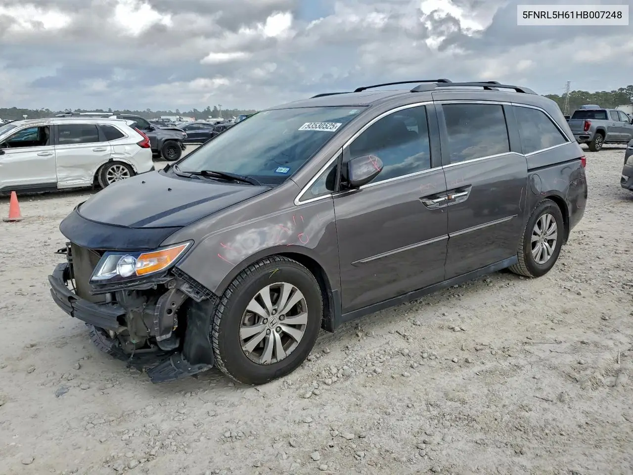 5FNRL5H61HB007248 2017 Honda Odyssey Exl