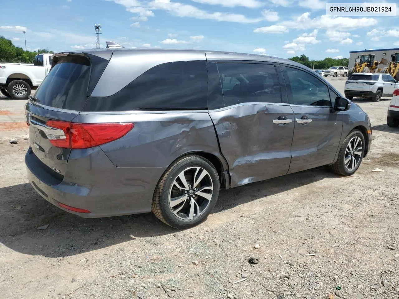 2018 Honda Odyssey Elite VIN: 5FNRL6H90JB021924 Lot: 54260624