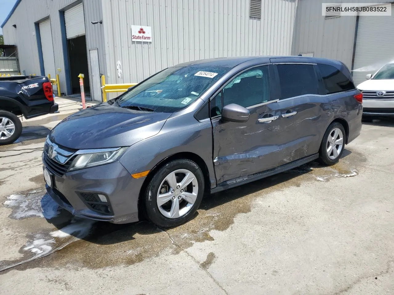 2018 Honda Odyssey Ex VIN: 5FNRL6H58JB083522 Lot: 56264014