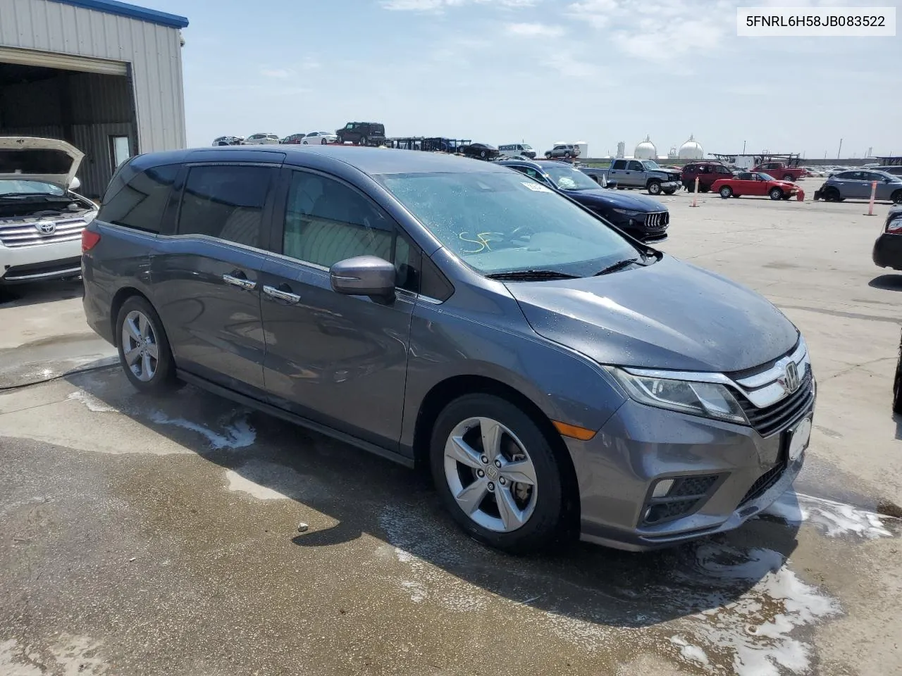 2018 Honda Odyssey Ex VIN: 5FNRL6H58JB083522 Lot: 56264014