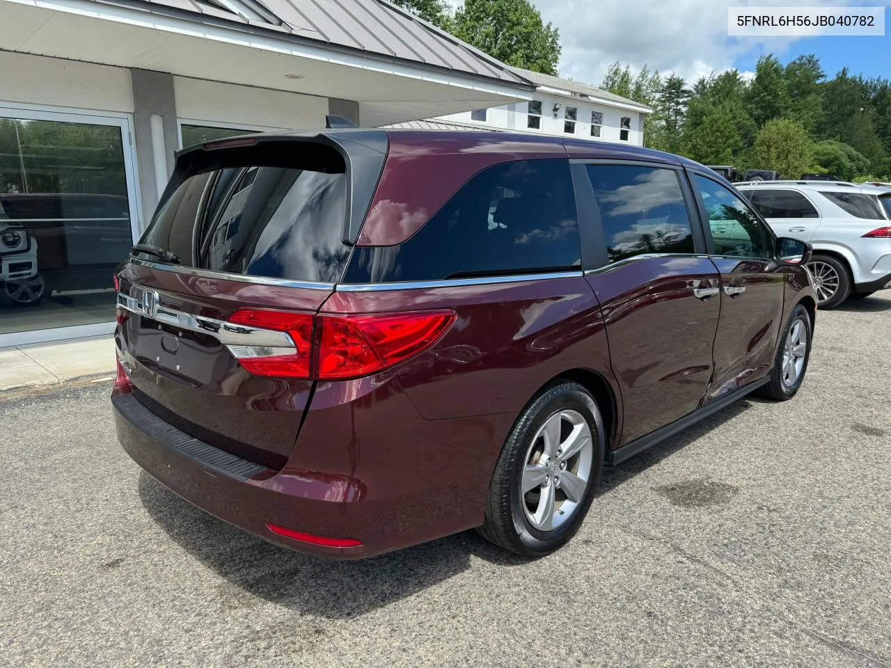 2018 Honda Odyssey Ex VIN: 5FNRL6H56JB040782 Lot: 60542844