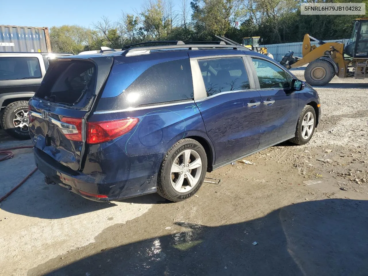 5FNRL6H79JB104282 2018 Honda Odyssey Exl