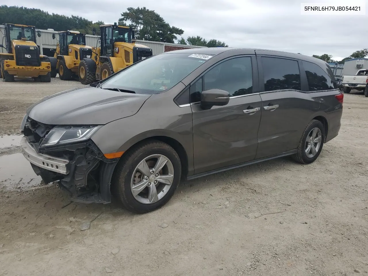 2018 Honda Odyssey Exl VIN: 5FNRL6H79JB054421 Lot: 71727244