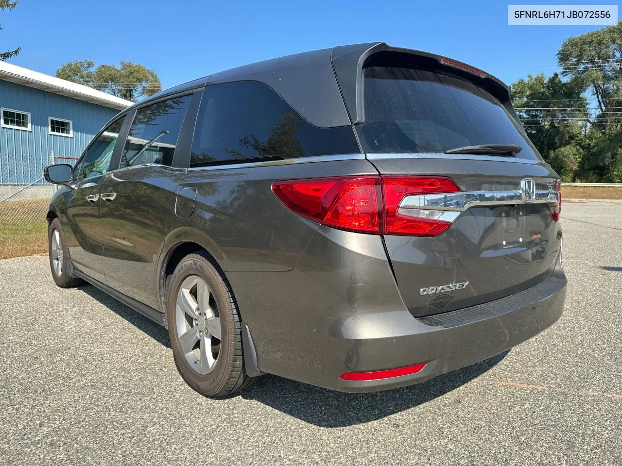 2018 Honda Odyssey Exl VIN: 5FNRL6H71JB072556 Lot: 72030324