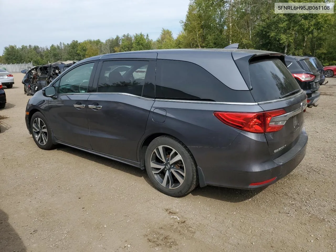 2018 Honda Odyssey Elite VIN: 5FNRL6H95JB061108 Lot: 72413494