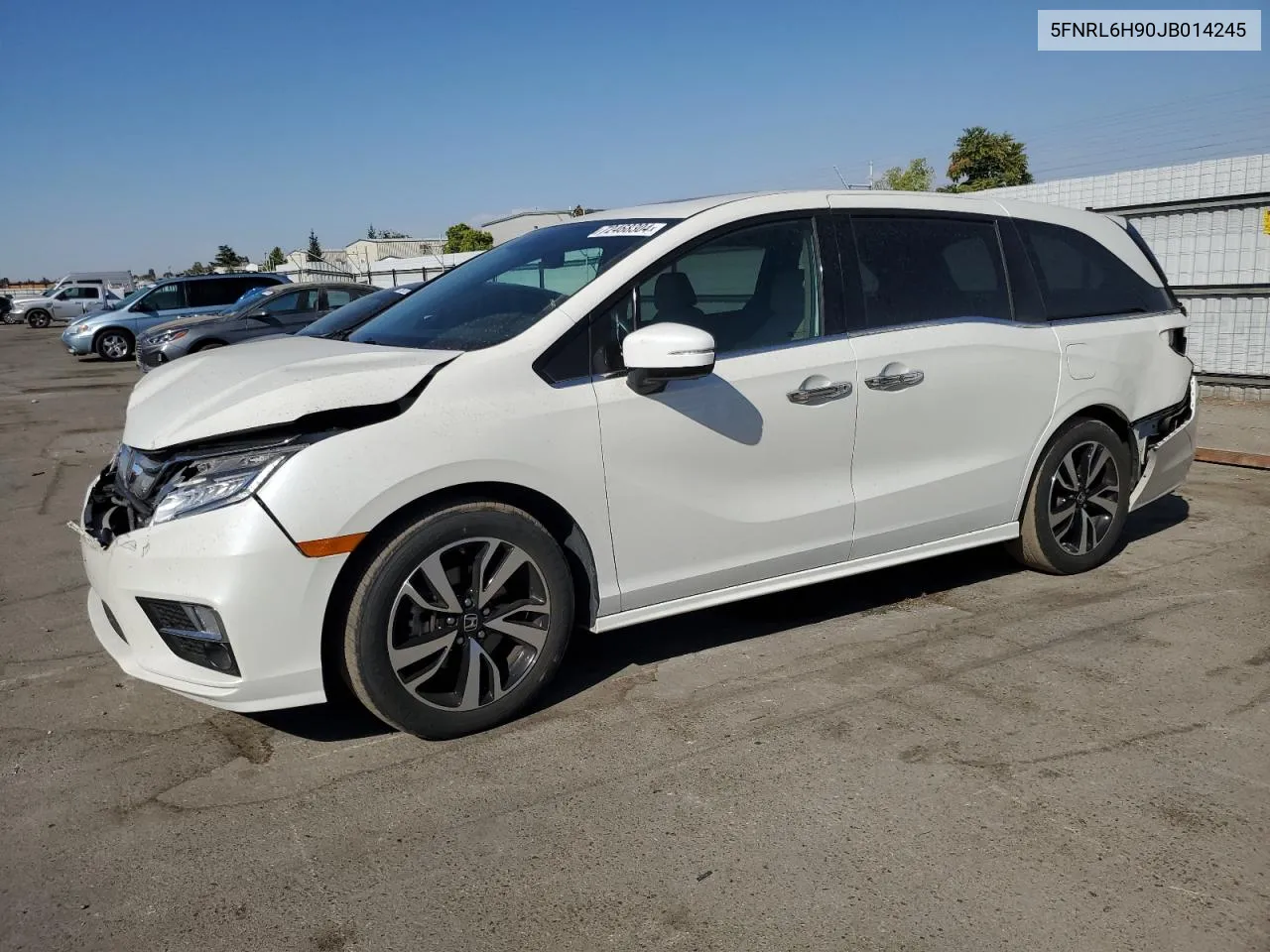 2018 Honda Odyssey Elite VIN: 5FNRL6H90JB014245 Lot: 72468304