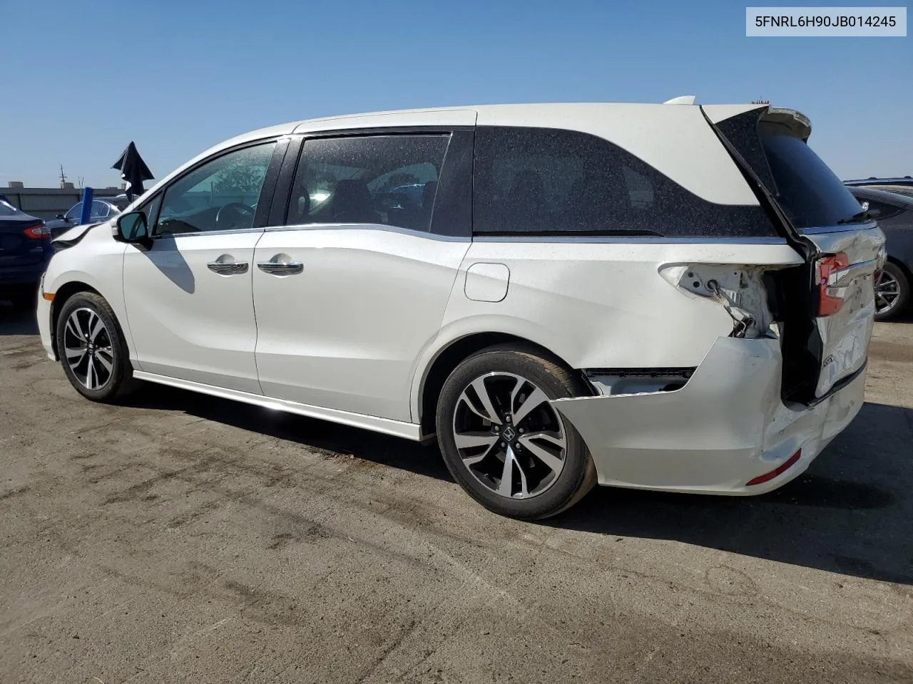 2018 Honda Odyssey Elite VIN: 5FNRL6H90JB014245 Lot: 72468304