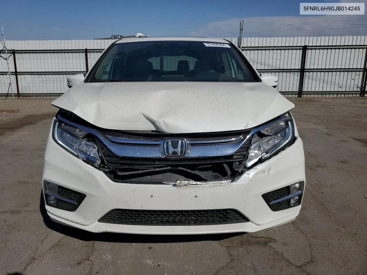 2018 Honda Odyssey Elite VIN: 5FNRL6H90JB014245 Lot: 72468304