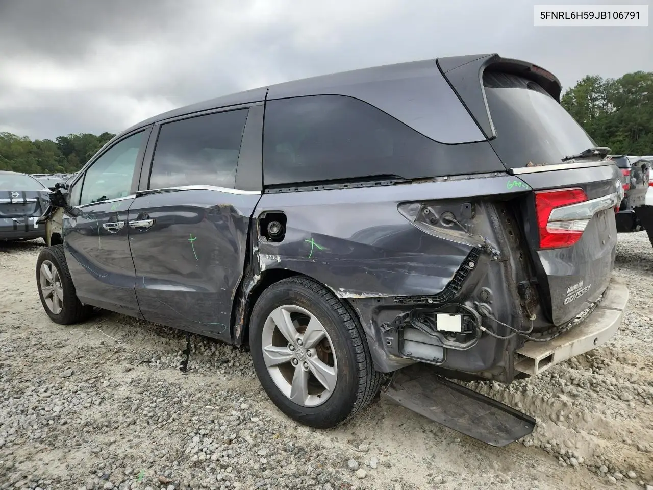 5FNRL6H59JB106791 2018 Honda Odyssey Ex