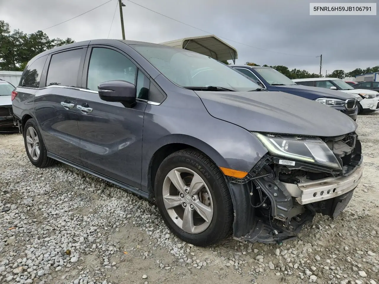 5FNRL6H59JB106791 2018 Honda Odyssey Ex