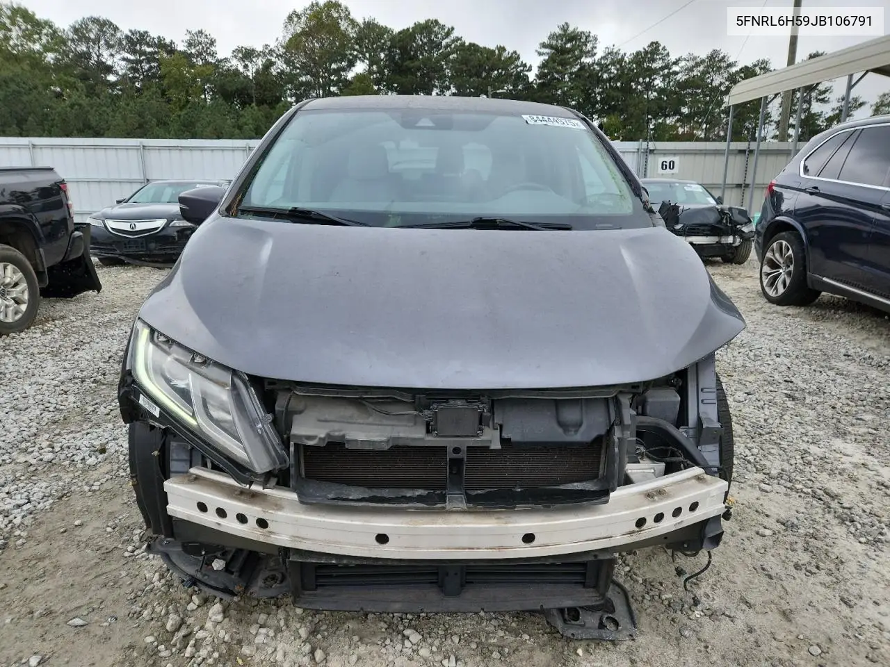 5FNRL6H59JB106791 2018 Honda Odyssey Ex