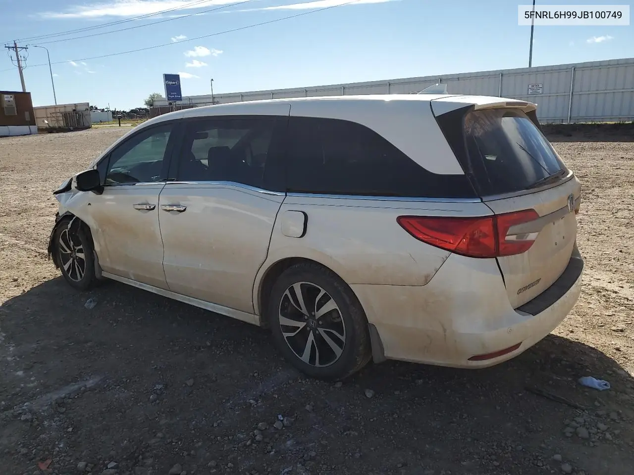 5FNRL6H99JB100749 2018 Honda Odyssey Elite