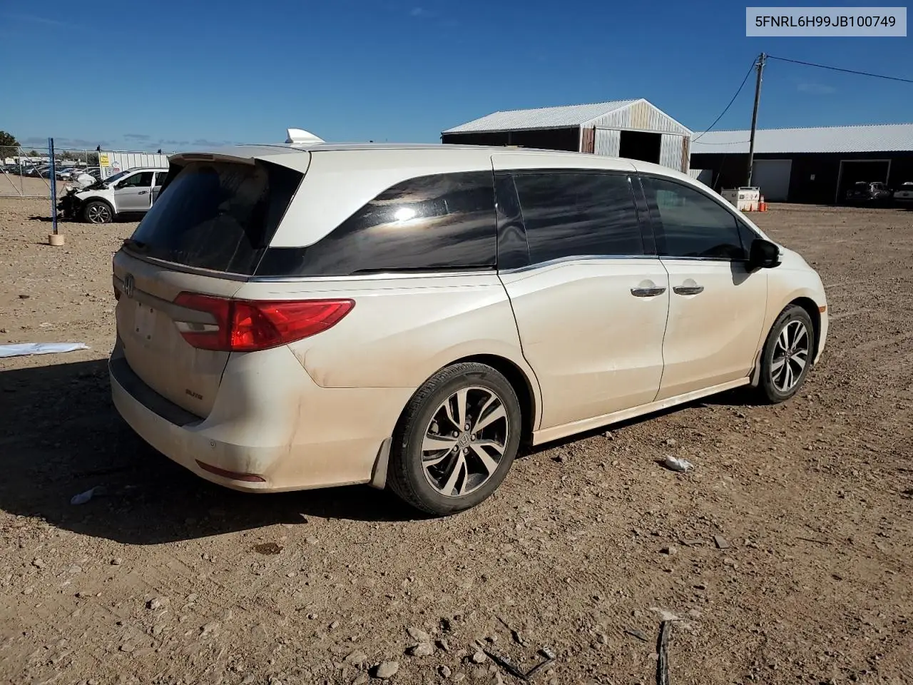 5FNRL6H99JB100749 2018 Honda Odyssey Elite