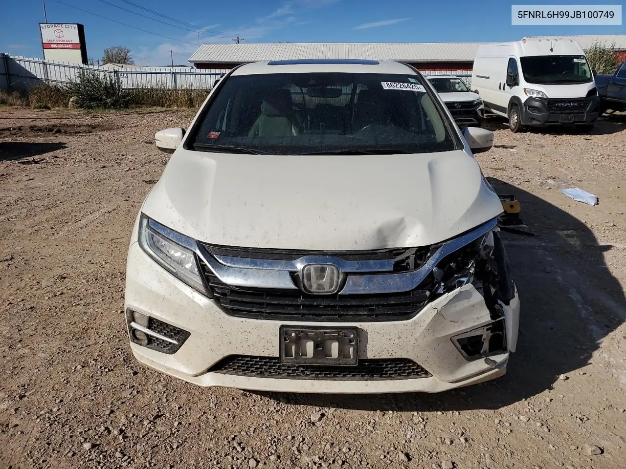 5FNRL6H99JB100749 2018 Honda Odyssey Elite