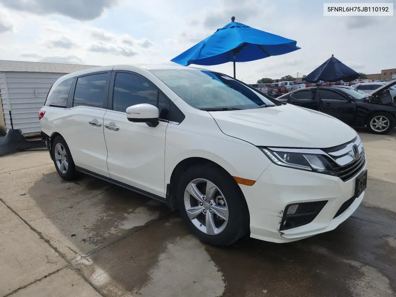 5FNRL6H75JB110192 2018 Honda Odyssey Exl