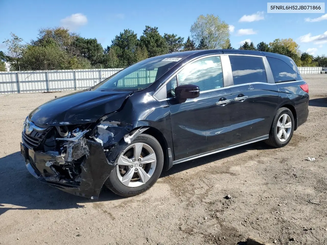 5FNRL6H52JB071866 2018 Honda Odyssey Ex