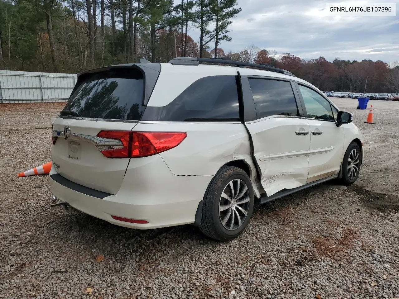5FNRL6H76JB107396 2018 Honda Odyssey Exl
