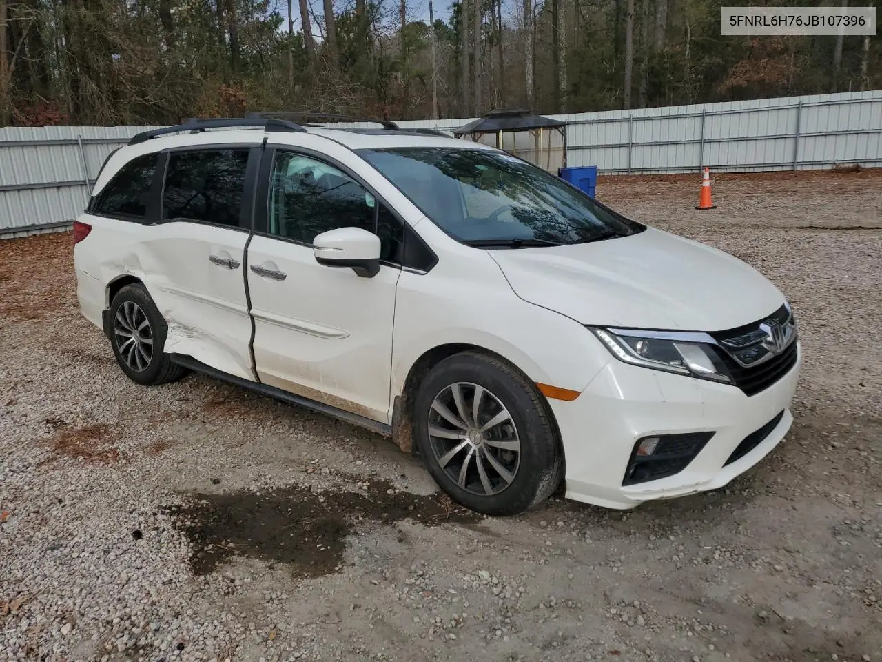 5FNRL6H76JB107396 2018 Honda Odyssey Exl