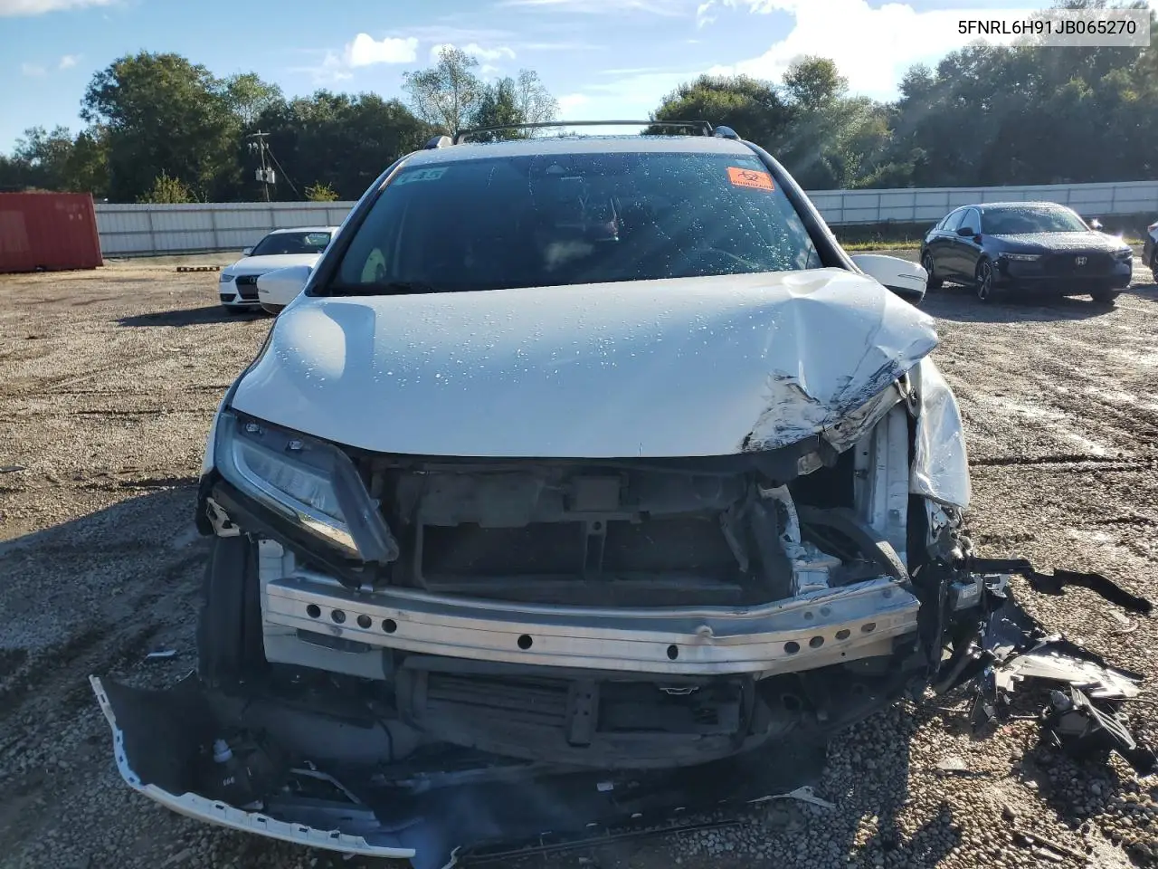 5FNRL6H91JB065270 2018 Honda Odyssey Elite