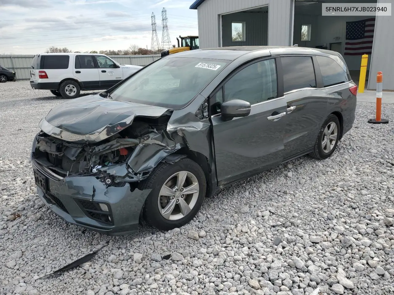 5FNRL6H7XJB023940 2018 Honda Odyssey Exl
