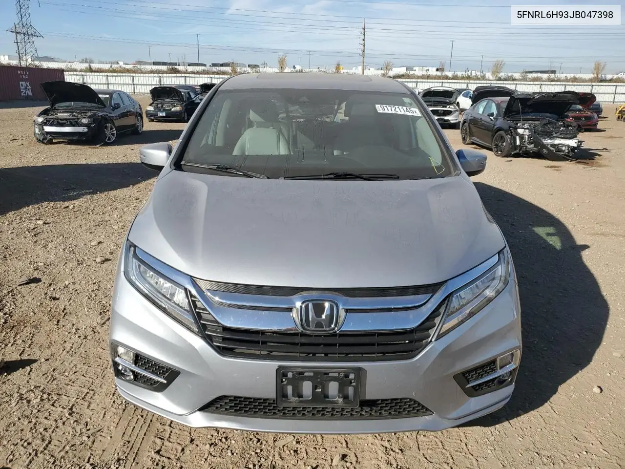 5FNRL6H93JB047398 2018 Honda Odyssey Elite
