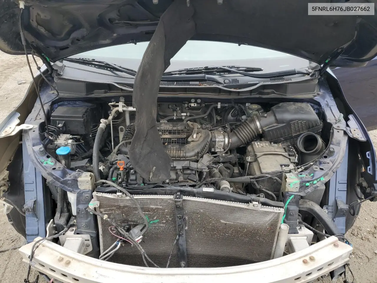 5FNRL6H76JB027662 2018 Honda Odyssey Exl