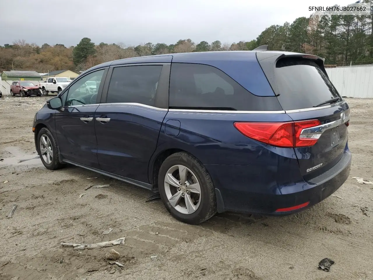5FNRL6H76JB027662 2018 Honda Odyssey Exl