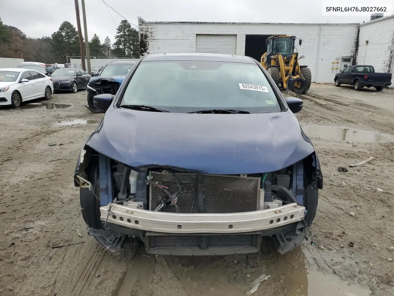 5FNRL6H76JB027662 2018 Honda Odyssey Exl