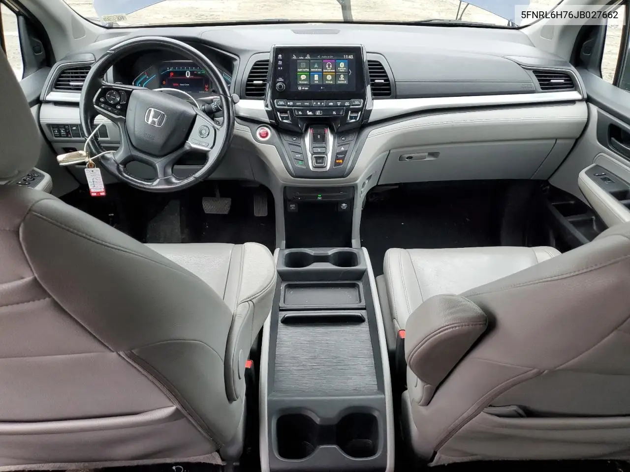 5FNRL6H76JB027662 2018 Honda Odyssey Exl