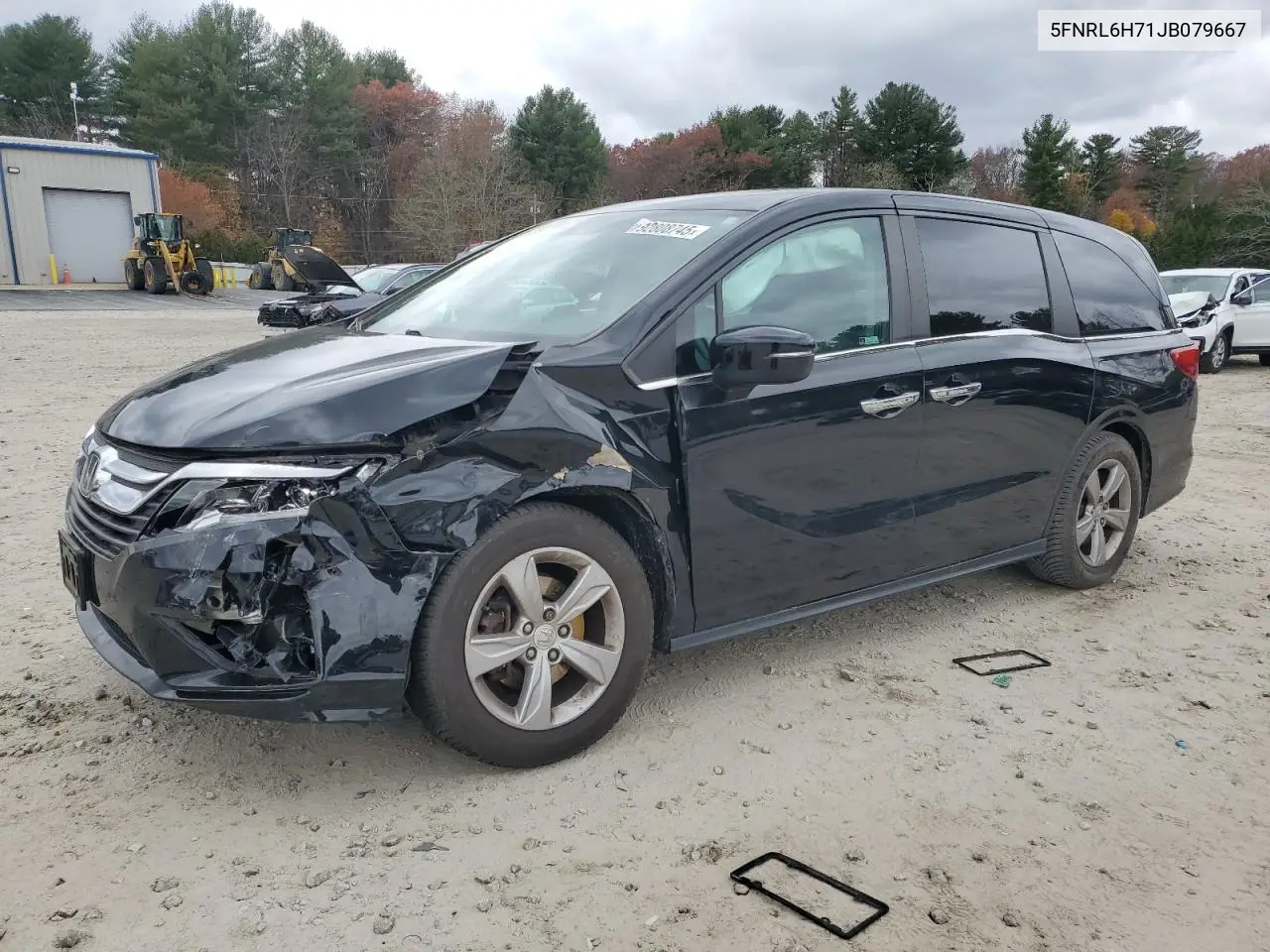5FNRL6H71JB079667 2018 Honda Odyssey Exl