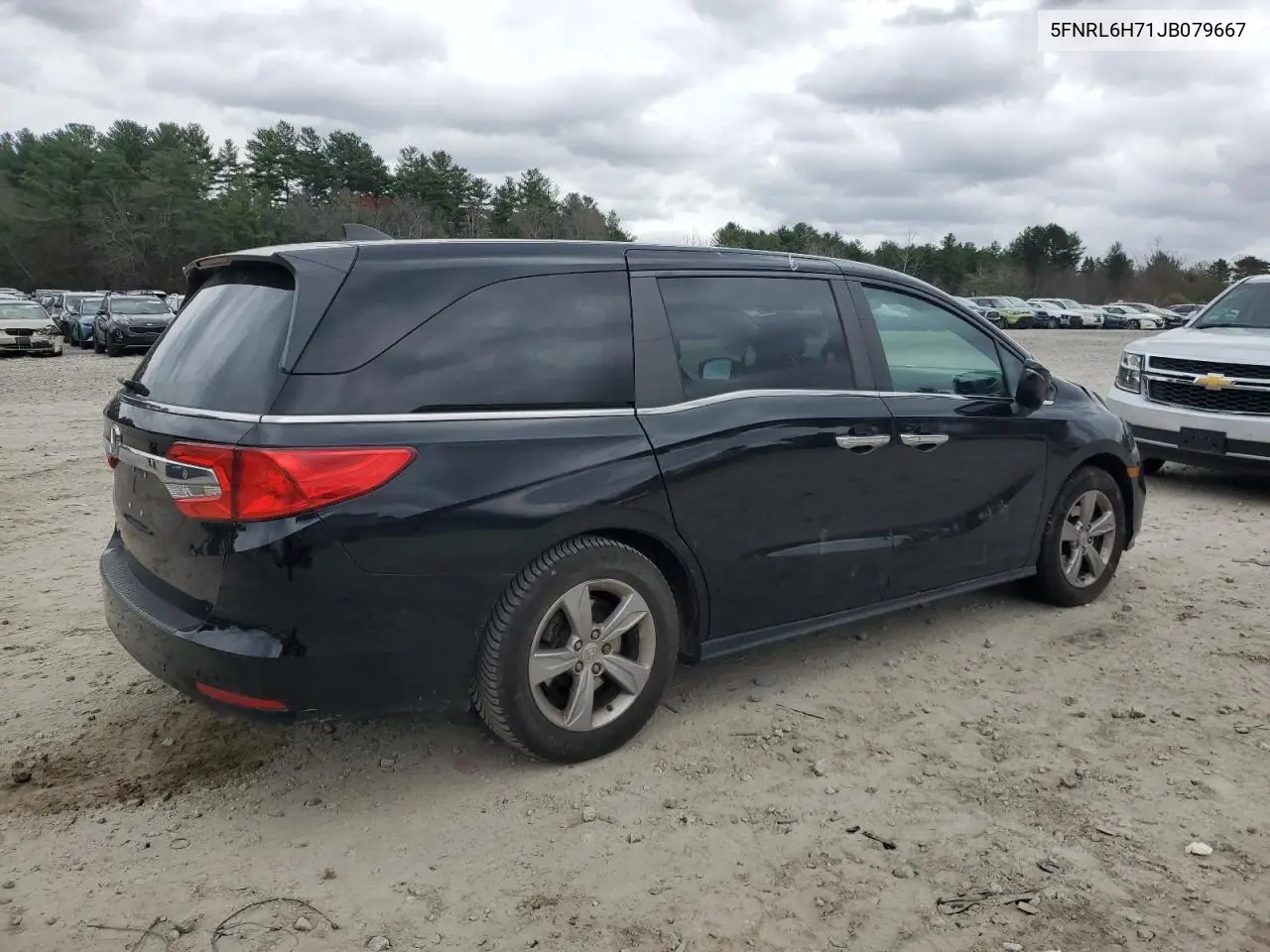 5FNRL6H71JB079667 2018 Honda Odyssey Exl
