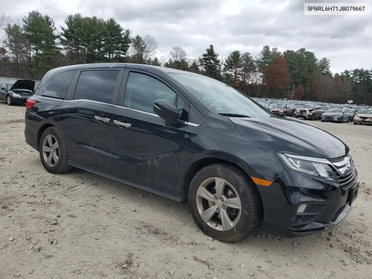 5FNRL6H71JB079667 2018 Honda Odyssey Exl
