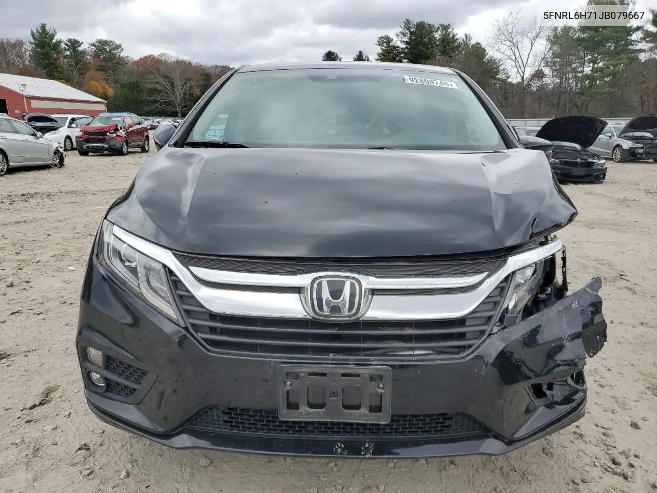 5FNRL6H71JB079667 2018 Honda Odyssey Exl