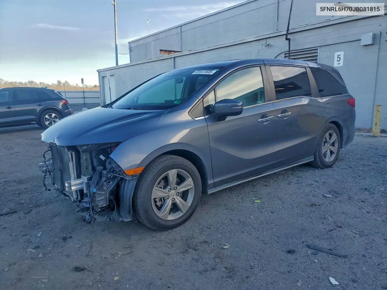 5FNRL6H70JB081815 2018 Honda Odyssey Exl