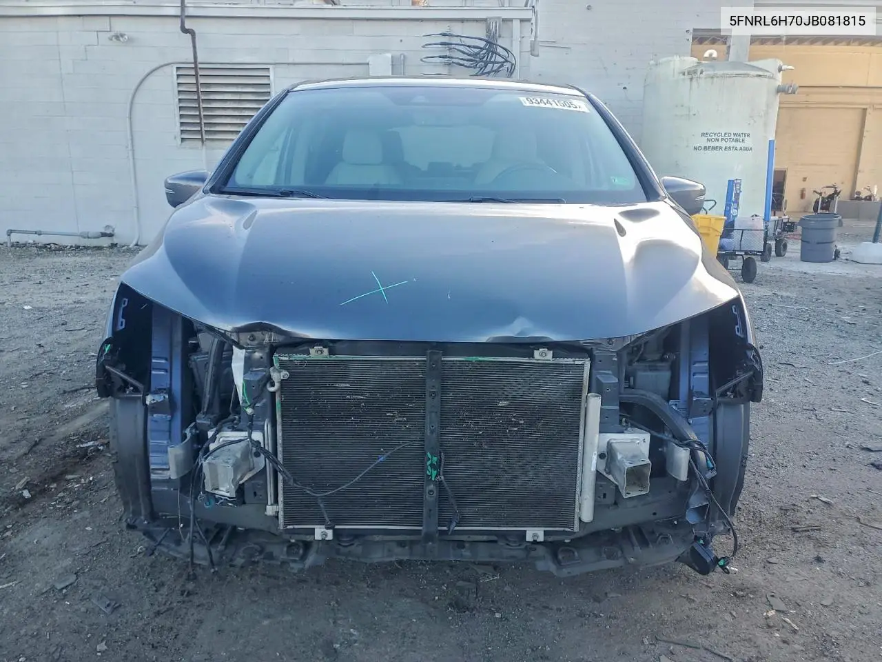 5FNRL6H70JB081815 2018 Honda Odyssey Exl