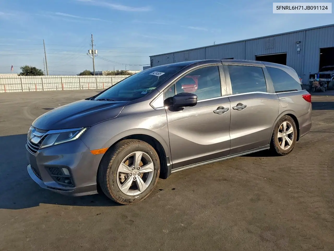5FNRL6H71JB091124 2018 Honda Odyssey Exl