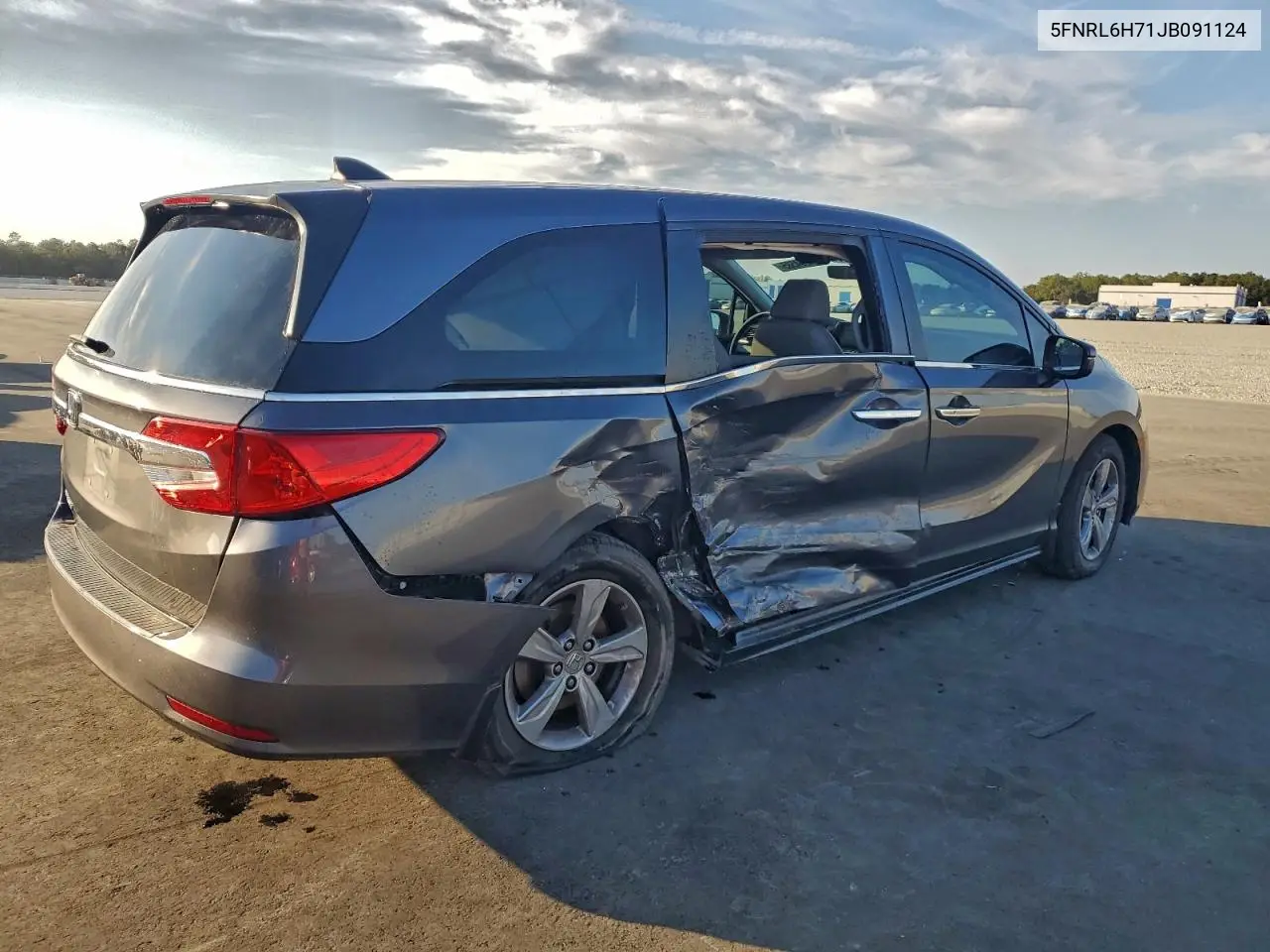 5FNRL6H71JB091124 2018 Honda Odyssey Exl