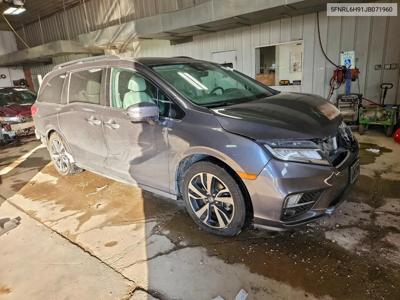 5FNRL6H91JB071960 2018 Honda Odyssey Elite