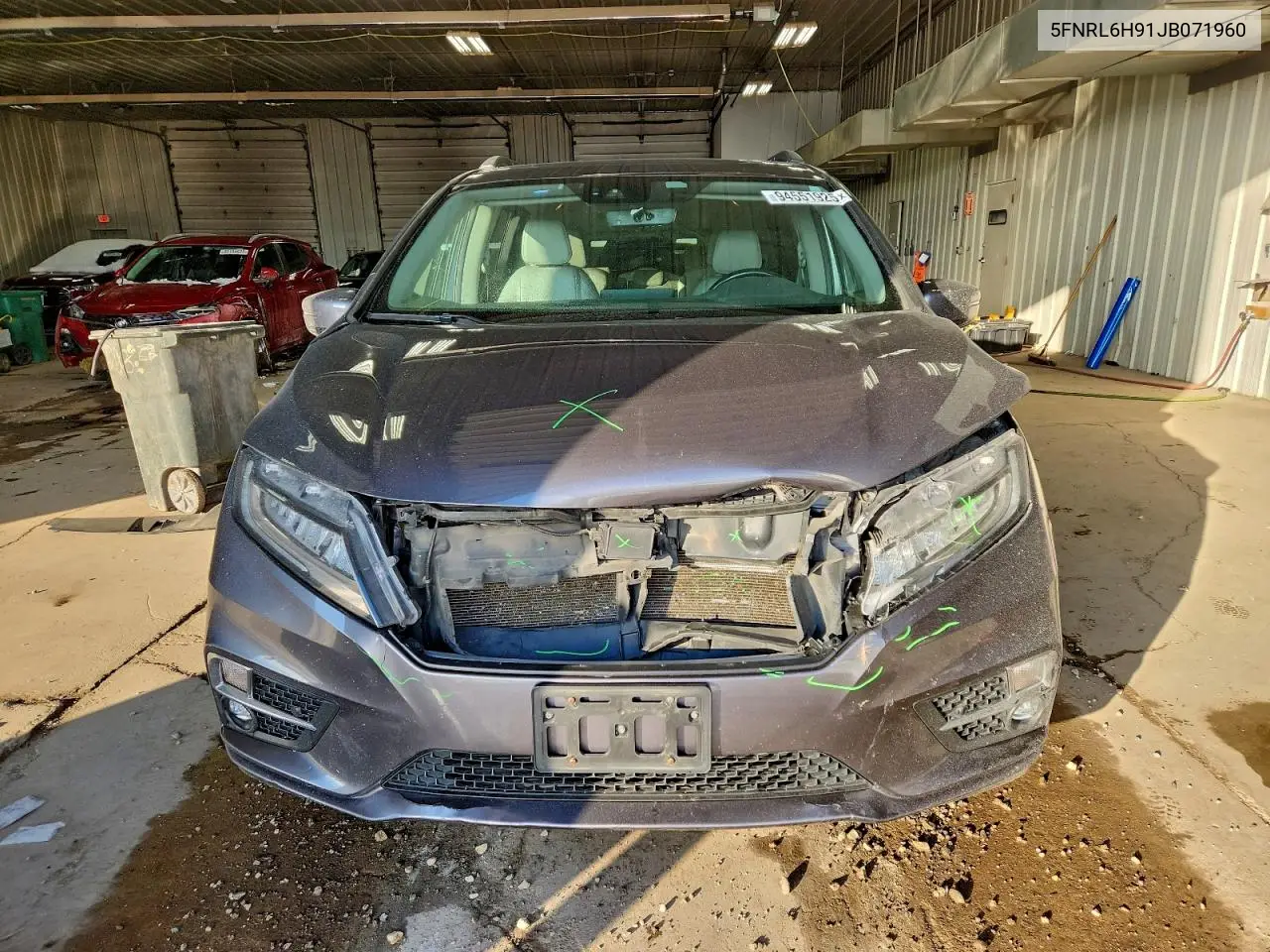 5FNRL6H91JB071960 2018 Honda Odyssey Elite