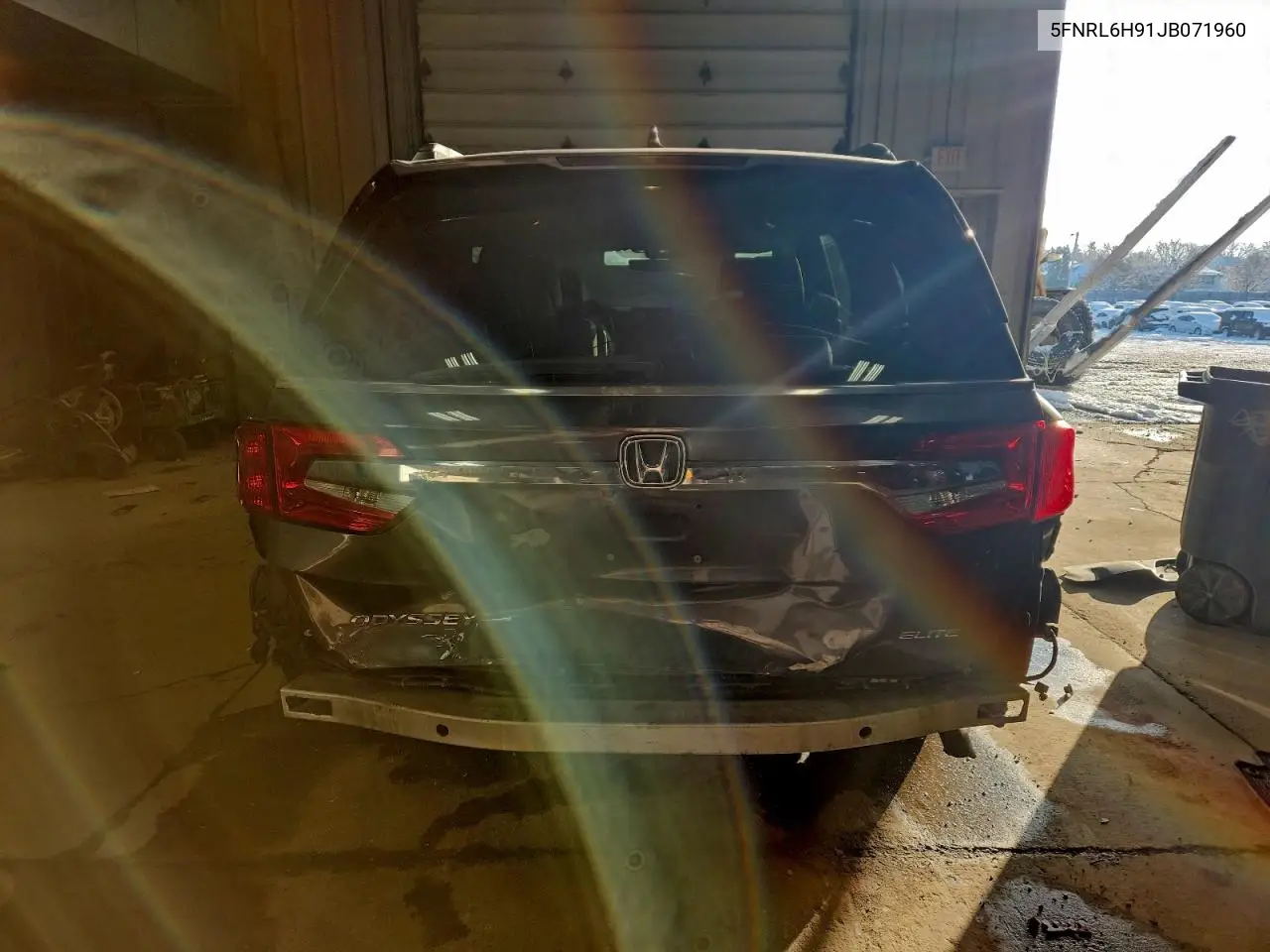 5FNRL6H91JB071960 2018 Honda Odyssey Elite