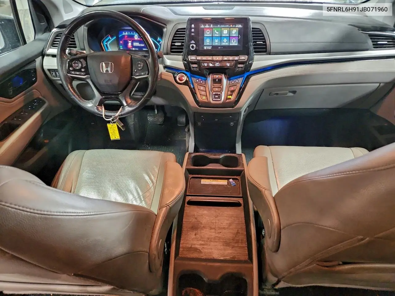 5FNRL6H91JB071960 2018 Honda Odyssey Elite