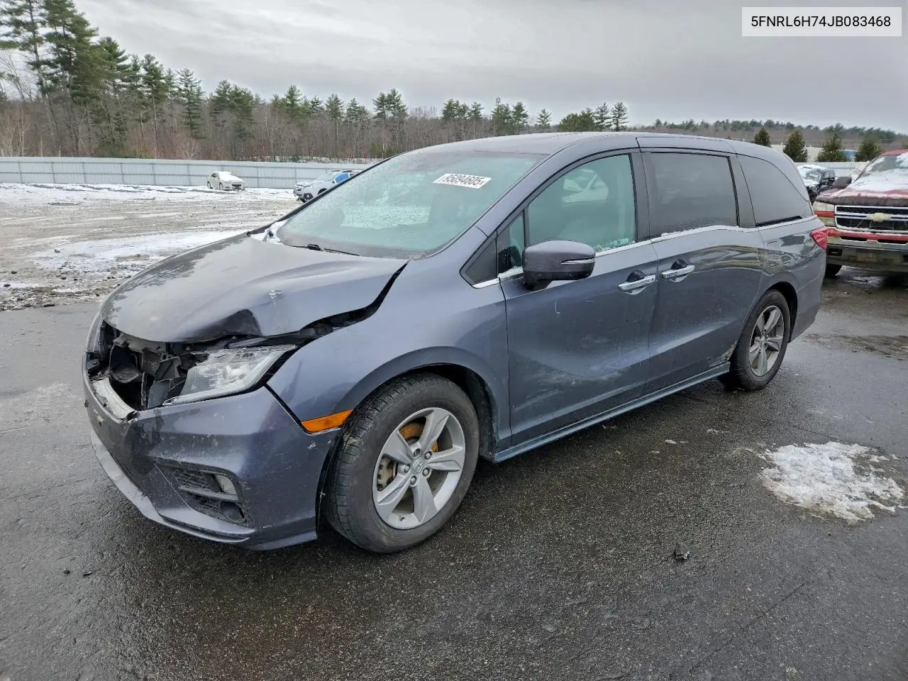 5FNRL6H74JB083468 2018 Honda Odyssey Exl