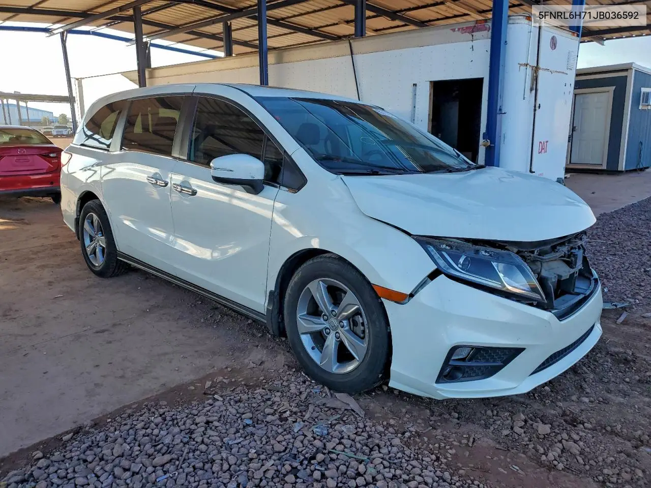 5FNRL6H71JB036592 2018 Honda Odyssey Exl