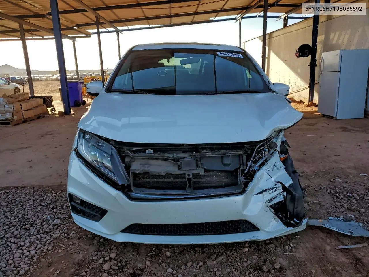 5FNRL6H71JB036592 2018 Honda Odyssey Exl