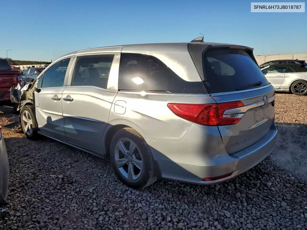 5FNRL6H73JB018787 2018 Honda Odyssey Exl
