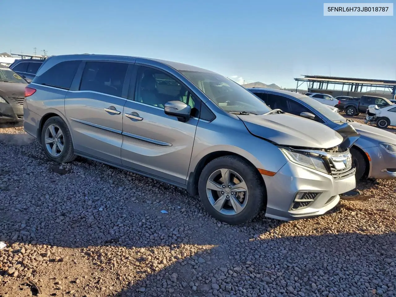 5FNRL6H73JB018787 2018 Honda Odyssey Exl