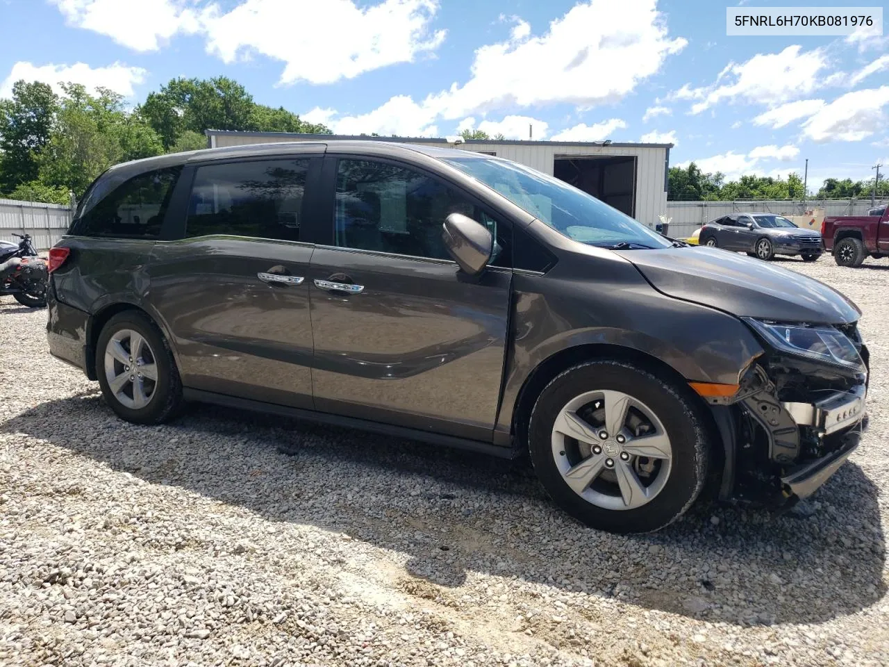 5FNRL6H70KB081976 2019 Honda Odyssey Exl