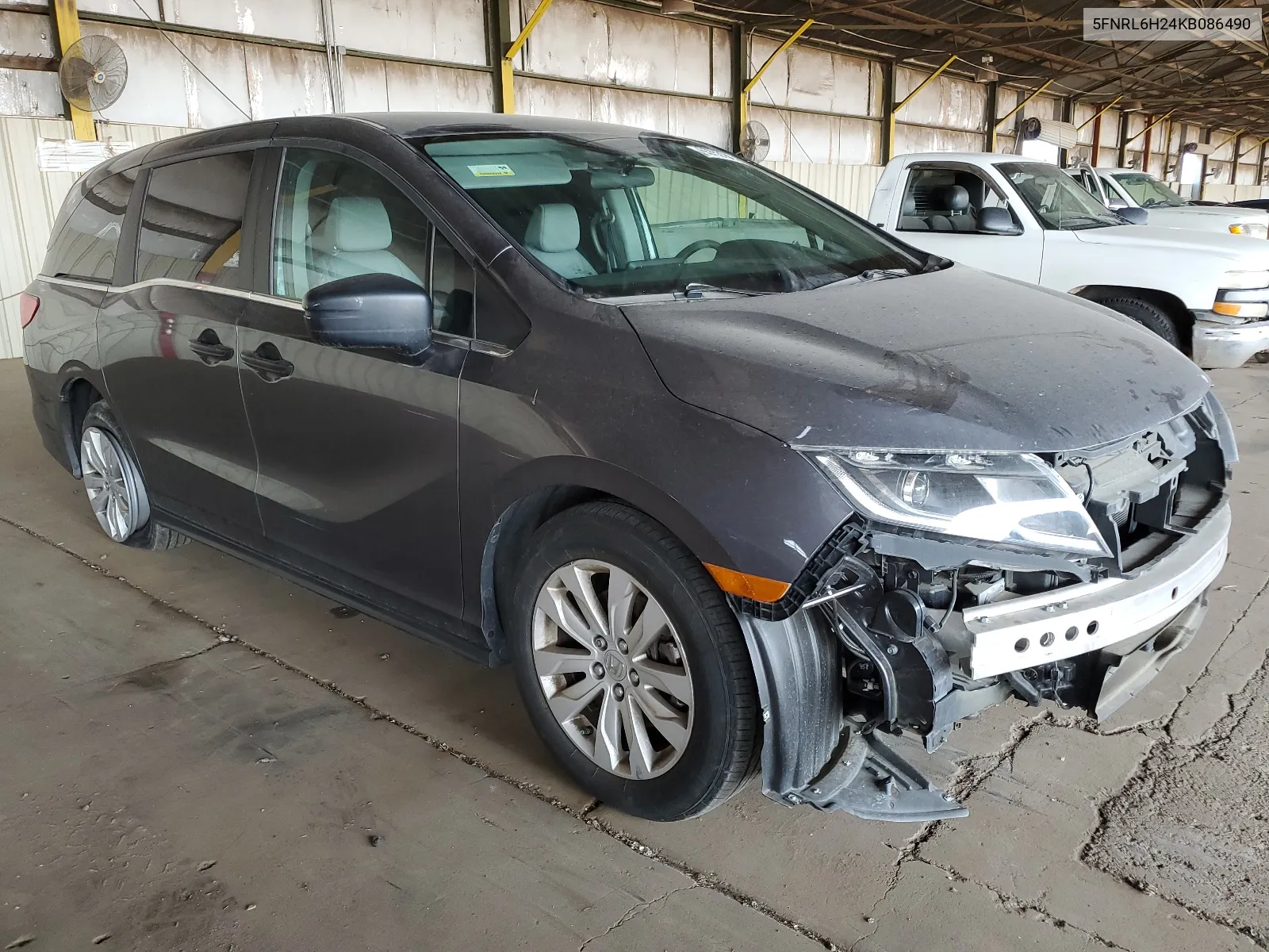 2019 Honda Odyssey Lx VIN: 5FNRL6H24KB086490 Lot: 65752164