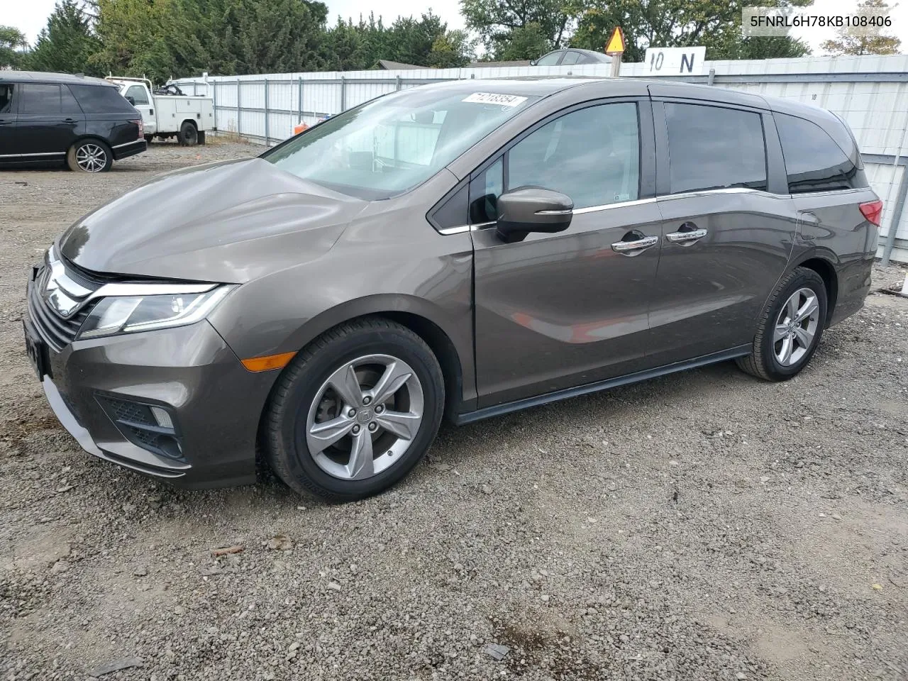 5FNRL6H78KB108406 2019 Honda Odyssey Exl