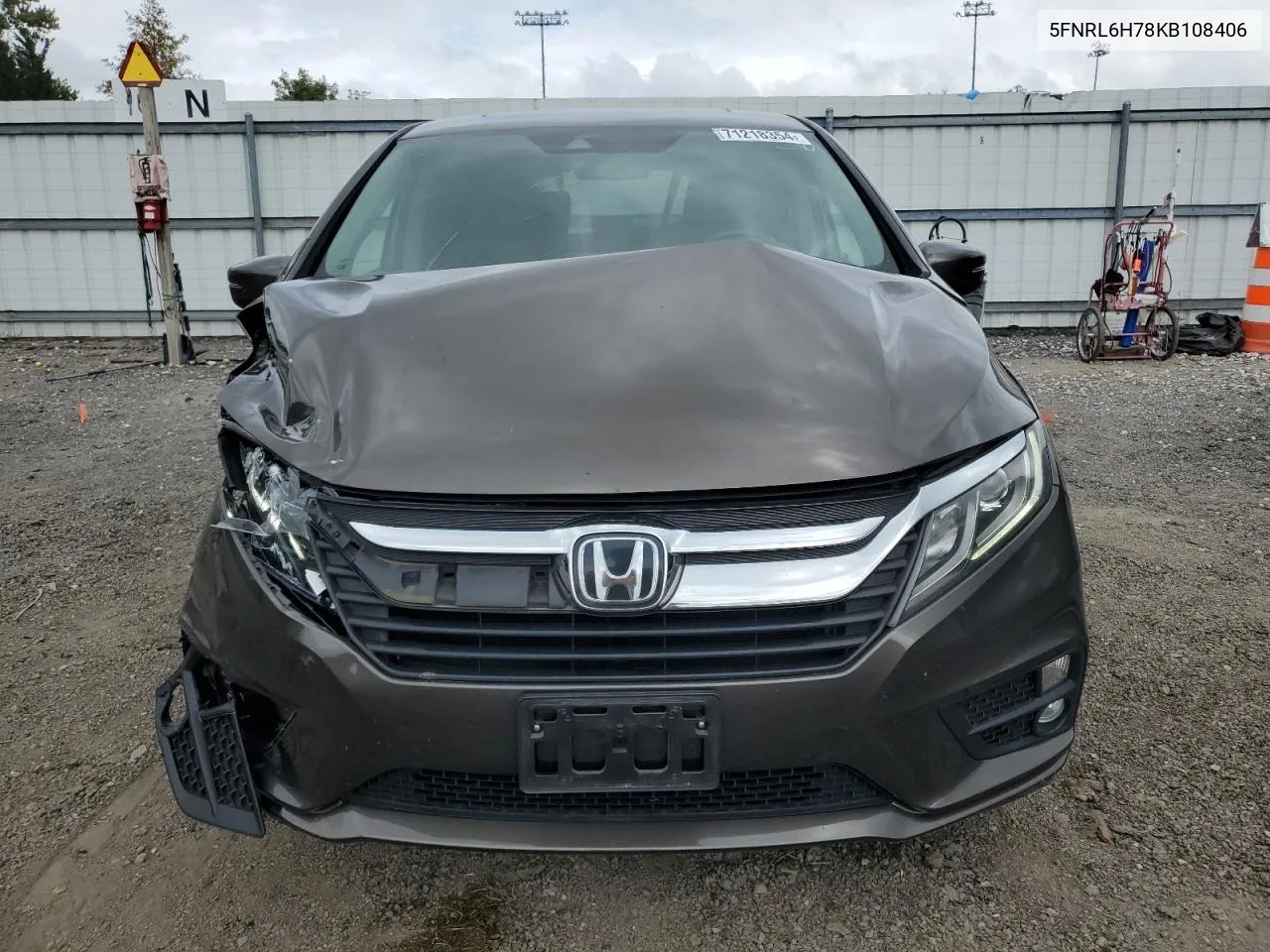 5FNRL6H78KB108406 2019 Honda Odyssey Exl